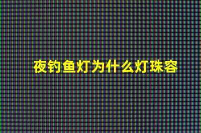 夜钓鱼灯为什么灯珠容易坏 钓鱼的夜灯为什么是蓝色